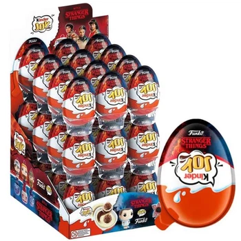 Набор шоколадных яиц Kinder Joy Funko Netflix Stranger Things 24шт х 20г