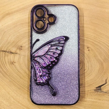 Чехол Hoco Butterfly case для iPhone 17 Dark Purple