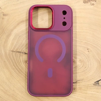 Чехол HOCO Smoke case Matte with MagSafe iPhone 17 Pro Max Red