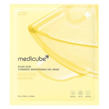 Осветительная гидрогелевая маска с коевой кислотой и куркумой Medicube Kojic Acid Turmeric Brightening Gel Mask, 28 г*1 шт