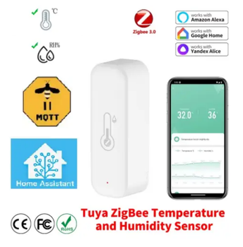 Умный датчик температуры и влажности Zigbee, Home Assistant, Zigbee2mqtt