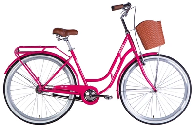 Велосипед ST 28" Dorozhnik RETRO Velosteel рама-19" розовый 2025