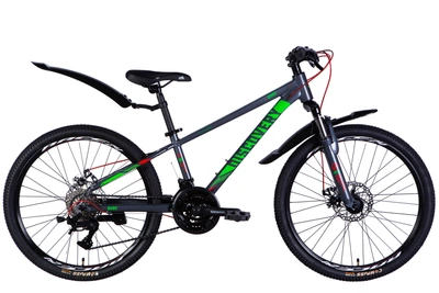 Велосипед AL 24" Discovery QUBE DD CS рама-11,5" серый 2025