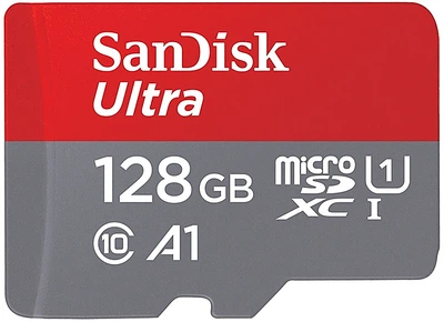 Карта памяти SANDISK Ultra microSDXC 128GB UHS-I U1 V10 (SDSQUAB-128G-GN6MN)
