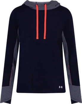 Худи женское Under Armour COLDGEAR COZY темно-сине-серо-розовое XS 1370201-410