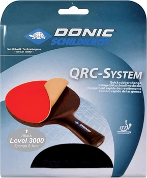 Набор накладок для ракеток Donic QRC LEVEL 3000 ENERGY черно-красный 752578