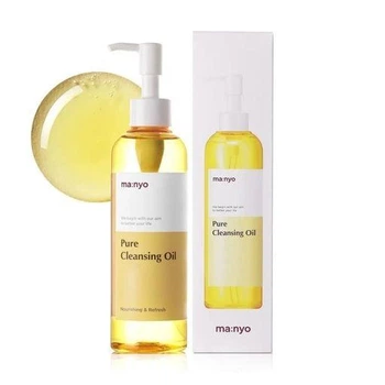 Гідрофільна очищувальна олія для обличчя manyo pure cleansing oil універсальна, 200 мл