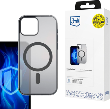 Etui plecki 3MK Frosty MagCase do Apple iPhone 14 Frost Black (5903108596138)