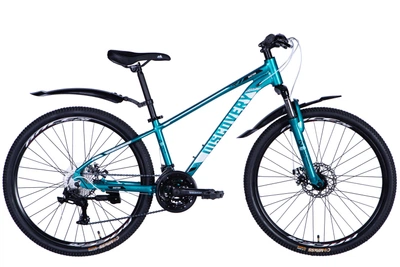 Велосипед AL 26" Discovery BASTION DD CS рама-13" бирюзовый 2025