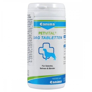 Витамины Canina Petvital GAG для собак, глюкозамин с экстрактом мидий, для связок и суставов, 90 г (90 табл) 723300