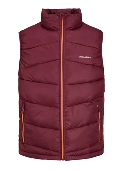 Жилет чоловічий Jack & Jones бордовий, розмір L (MG-00129-09)