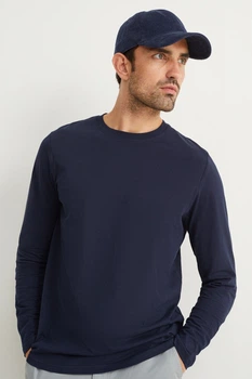 Вельветова кепка C&A 2203352c46 One size темно-синя (100002179)