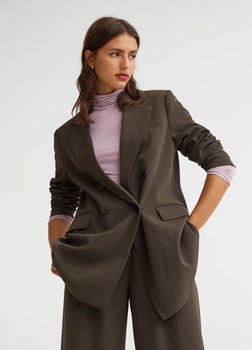 Піджак оверсайз H&M 1088727006c42 XS хакі (100001675)