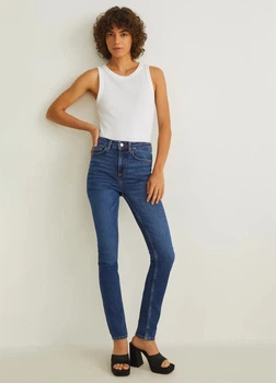 Джинсы с высокой талией slim C&A 2184055b86 36 синие (100001604)