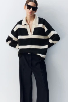 Свитер-поло H&M 1093199005c45 XS комбинированный (100001949)