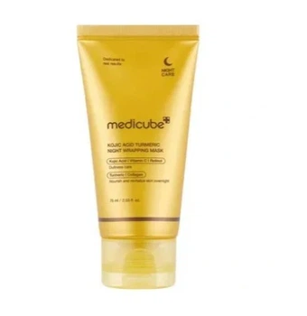 Нічна маска з койєвою кислотою та куркумою Medicube Kojic Acid Turmeric Night Wrapping Mask, 75 мл