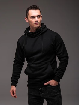 Худі R.A. Black Fleece L чорне 2110-L