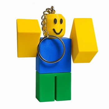 Брелок Нуб Roblox / Roblox Noob Keychain 3D Print