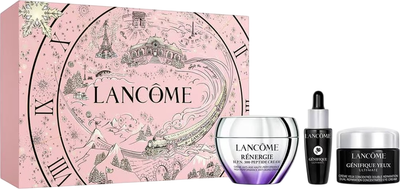 Набір по догляду за обличчям Lancome Renergie Крем для обличчя 15 мл + Сироватка 10 мл + Крем для шкіри навколо очей 5 мл (3614274653465)