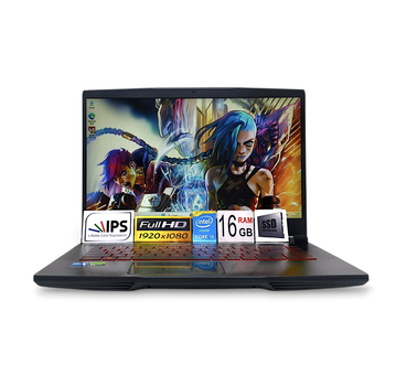 Ноутбук MSI GF63 15.6 IPS 144Hz Intel Core i5-12450H 8ядер 16Gb SSD 512GB Nvidia RTX4050 6GB Б/У