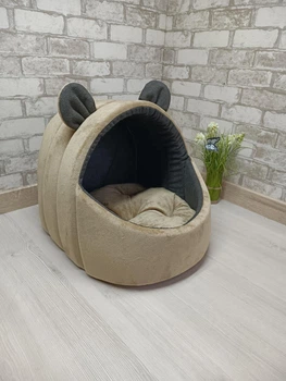 Будинок лежанка для котів та собак Animals_joy Корзина М 46*42 см(204)