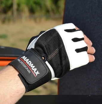 Рукавички для фітнесу MadMax MFG-269 Professional White XXL