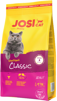 Sucha karma dla kotów Josicat Sterilised Classic 1.9 kg (4032254774969)