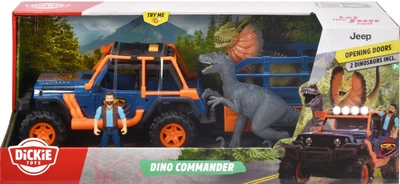 Zestaw do zabawy Dickie Toys Strażnik dinozaurów z jeepem 40 cm, 2 dinozaurami i figurką (3837024) (4006333080814)