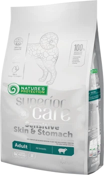 Sucha karma dla psów Nature's Protection Superior Care Sensitive Skin & Stomach Adult All Breeds 1.5 kg (NPSC45792) (4771317457929)