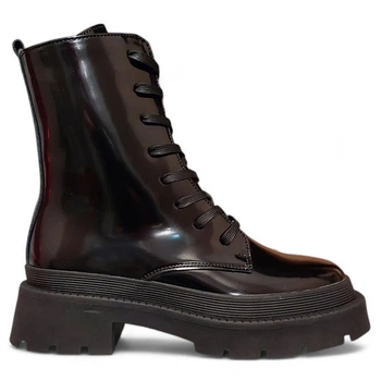 Зимние ботинки Casual negro (4041_37) черная лаковая кожа