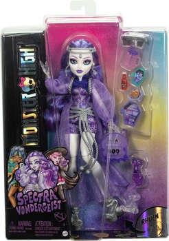 Lalka Monster High Spectra Monstro-klasyka nowe pokolenie (HXH77) (194735230624) (955555909691543) - Outlet