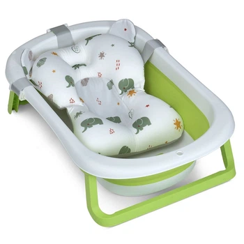 Ванна дитяча El Camino PLUS Grass Green складана з термометром Зелена (ME 1151)