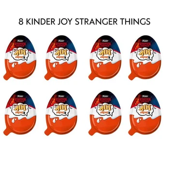 Яйце Kinder Joy Funko Pop Stranger Things Кіндер Джой "Дивні дива", 120 г 8 шт