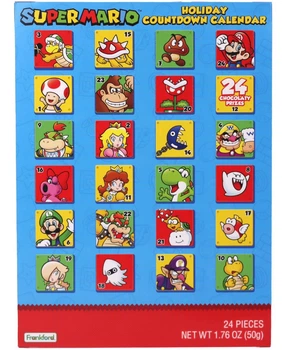 Адвент-календарь Super Mario Holiday Countdown Calendar 50г