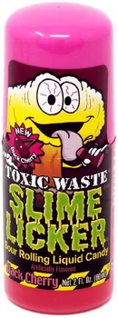 Жидкая конфета Toxic Waste Slime Licker 2.0 Black Cherry 60мл