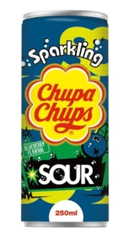 Газированный напиток Chupa Chups Sour Blueberry Soda 250мл