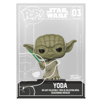 Ігрова фігурка Funko Pop! Металевий Yoda зі світловим мечем (Die-Cast) - Йода (85192)