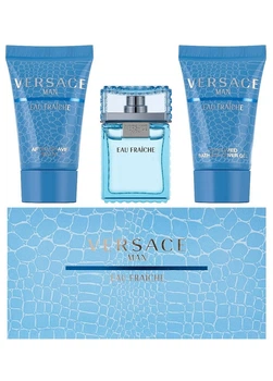 Подарочный набор для мужчин Versace Man Eau Fraiche (25мл + 5мл + 25мл) (8011003810468)
