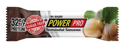 Протеиновый батончик Power Pro 32% Макадамия 60 г Без сахара