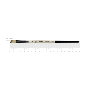Кисть синтетика угловая Rosa BREEZE 1226A №3