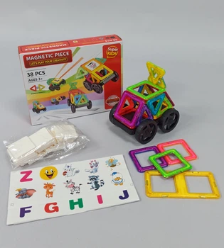 Детский магнитный конструктор 38 деталей Magnetic Piece
