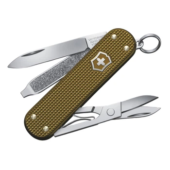 Ніж складаний, мультитул Victorinox Classic SD Alox 2024 (58мм, 5 функцій), коричневий 0.6221.L24