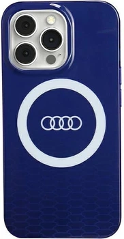 Etui Audi IML Big Logo MagSafe do Apple iPhone 13 Pro/13 Navy Blue (AU-IMLMIP13P-Q5/D2-BE)