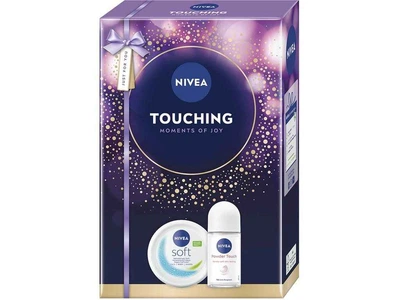 Набір подарунковий для жiнок NIVEA 2025 Touching: Зволожувальний крем+Антиперспірант