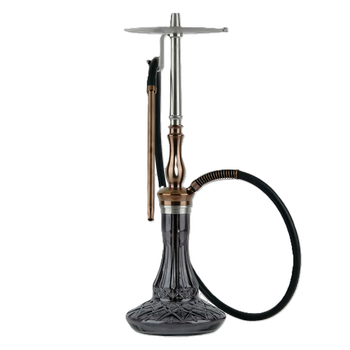 Кальян Oduman Sahra Bronze Black Glass Одуман нержавейка 60см