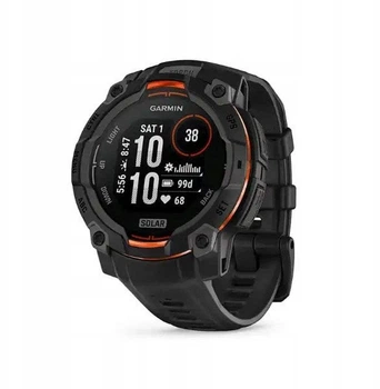 Смарт-годинник Garmin Instinct 3 45mm Solar Black with Black Band (010-02934-00/40)