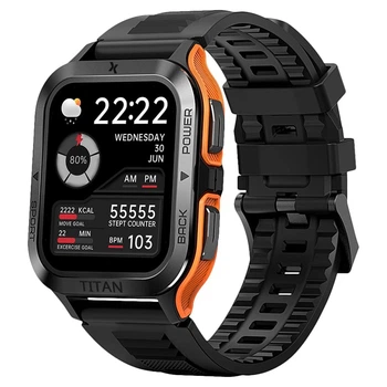 Смарт-годинник Maxcom Fit FW67 Titan Pro Black/Orange