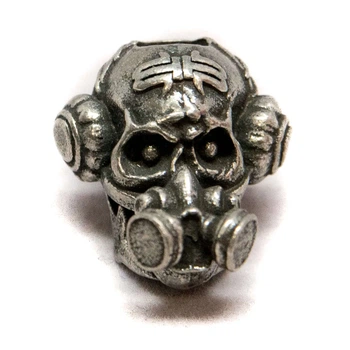 Намистина для темляка Schmuckatelli Brous Gas Mask Skull Bead