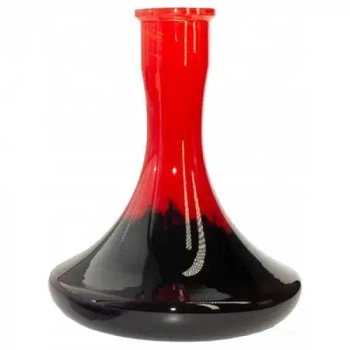 Скляна колба під ущільнювач 2×2 Hookah Craft "Чорно-червона крихта" 5092574