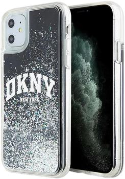 Панель DKNY Liquid Glitter Big Logo для Apple iPhone Xr/11 Black (3666339270650)
